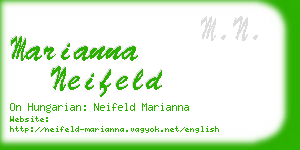marianna neifeld business card